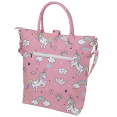 Buckle Top Tote Bag 