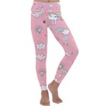 Cute Unicorn Seamless Pattern Kids  Lightweight Velour Classic Yoga Leggings