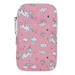 Cute Unicorn Seamless Pattern Waist Pouch (Small) from ArtsNow.com
