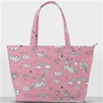Cute Unicorn Seamless Pattern Back Pocket Shoulder Bag 