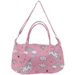 Cute Unicorn Seamless Pattern Removable Strap Handbag
