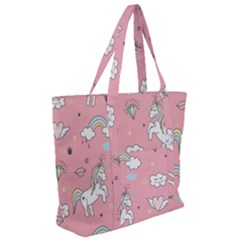 Zip Up Canvas Bag 