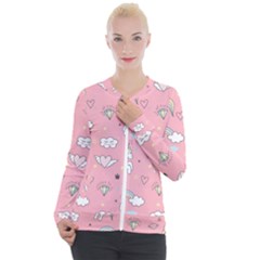 Casual Zip Up Jacket 