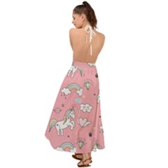Backless Maxi Beach Dress 