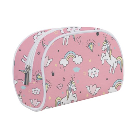 Cute Unicorn Seamless Pattern Make Up Case (Small) from ArtsNow.com