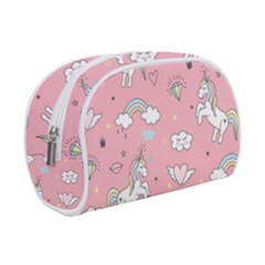 Cute Unicorn Seamless Pattern Make Up Case (Small) from ArtsNow.com