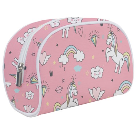 Cute Unicorn Seamless Pattern Make Up Case (Medium) from ArtsNow.com