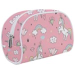 Cute Unicorn Seamless Pattern Make Up Case (Medium)