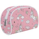 Cute Unicorn Seamless Pattern Make Up Case (Large)
