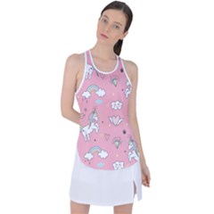 Racer Back Mesh Tank Top 