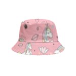 Cute Unicorn Seamless Pattern Bucket Hat (Kids)