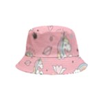 Cute Unicorn Seamless Pattern Inside Out Bucket Hat (Kids)