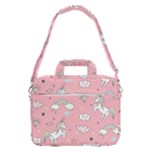 Cute Unicorn Seamless Pattern MacBook Pro 16  Shoulder Laptop Bag