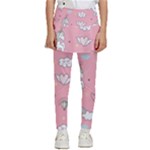 Cute Unicorn Seamless Pattern Kids  Skirted Pants