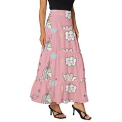 Tiered Ruffle Maxi Skirt 