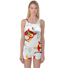 One Piece Boyleg Swimsuit 