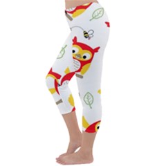 Capri Winter Leggings Back Capri Winter Leggings Back