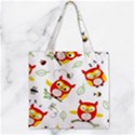 Zipper Grocery Tote Bag 