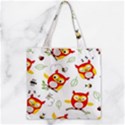 Zipper Grocery Tote Bag 