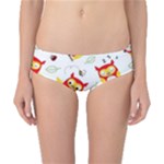 Seamless Pattern Vector Owl Cartoon With Bugs Classic Bikini Bottoms