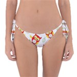 Seamless Pattern Vector Owl Cartoon With Bugs Reversible Bikini Bottoms