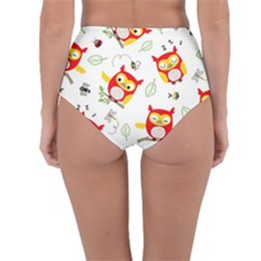 Reversible High-Waist Bikini Bottoms 