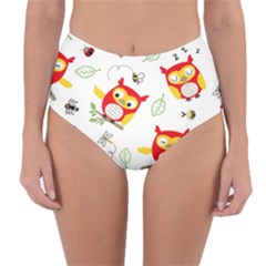 Reversible High-Waist Bikini Bottoms 
