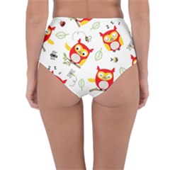 Reversible High-Waist Bikini Bottoms 