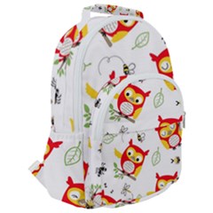 Rounded Multi Pocket Backpack 