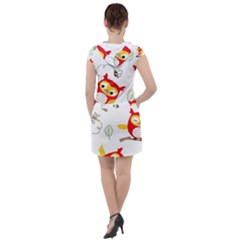Drawstring Hooded Dress 