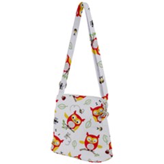 Zipper Messenger Bag 