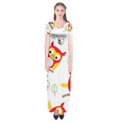Short Sleeve Maxi Dress 