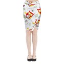 Midi Wrap Pencil Skirt 