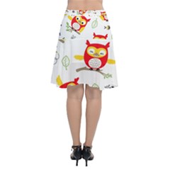 Chiffon Wrap Front Skirt 
