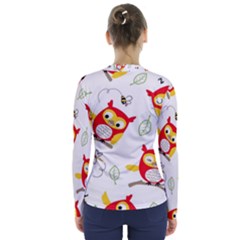 V-Neck Long Sleeve Top 