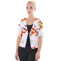 Cropped Button Cardigan 