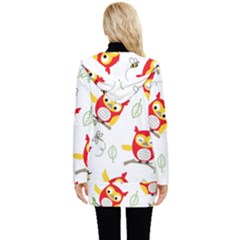 Button Up Hooded Coat  