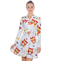 Long Sleeve Panel Dress 