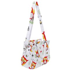 Rope Handles Shoulder Strap Bag 