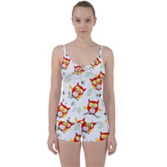 Tie Front Two Piece Tankini 