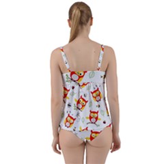 Twist Front Tankini Set 