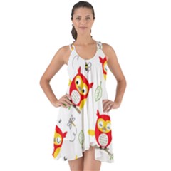 Show Some Back Chiffon Dress 