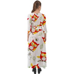 Button Up Boho Maxi Dress 
