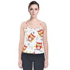 Velvet Spaghetti Strap Top 