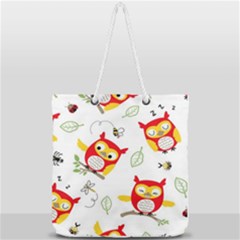 Full Print Rope Handle Tote (Large) 