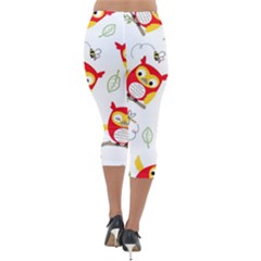 Lightweight Velour Capri Leggings  