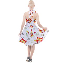 Halter Party Swing Dress  