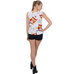 Bubble Hem Chiffon Tank Top 