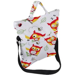 Fold Over Handle Tote Bag 