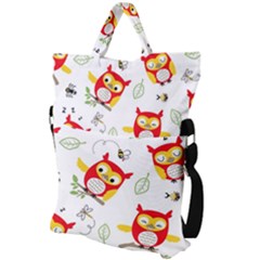 Fold Over Handle Tote Bag 